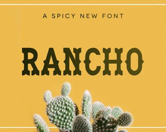 Rancho Font - Downloadable