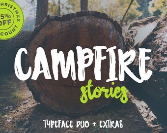 Campfire Stories Font Duo - Downloadable