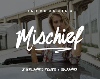 Fuente Travesura - Fuente de marca - Fuente Cricut - Fuente Canva - Fuente manuscrita - Fuente Procreate / Descarga digital instantánea