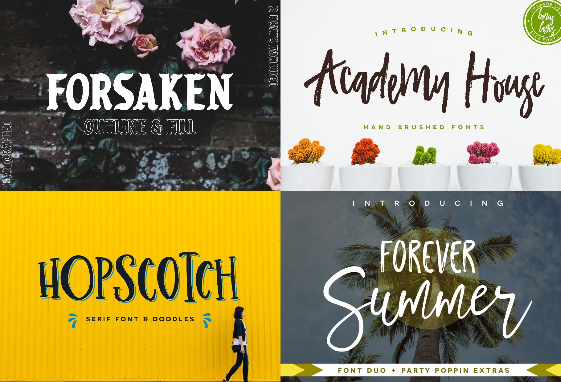 Premium Font Bundle + 500 Graphics | Branding Fonts - Cricut Fonts ...