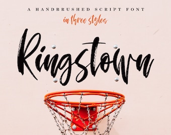Ringstown Font - Branding Font - Cricut Font - Canva Font - Fuente manuscrita - Procreate Font / Descarga digital instantánea