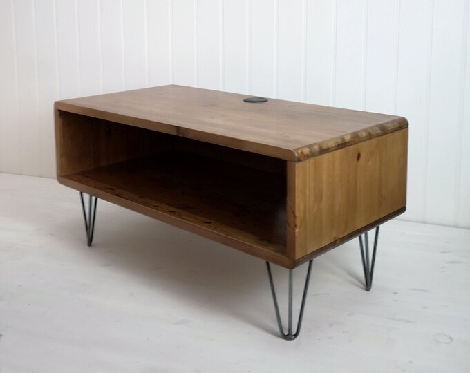 Retro TV Stand and Media Unit a Vintage Style With Etsy UK