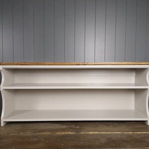 Hall shoe bench and shoe rack with storage shelves in painted and wood finish image 4