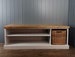 Large shoe bench with side basket long shelf seat with rustic top different colours and sizes hallway utility room porch 