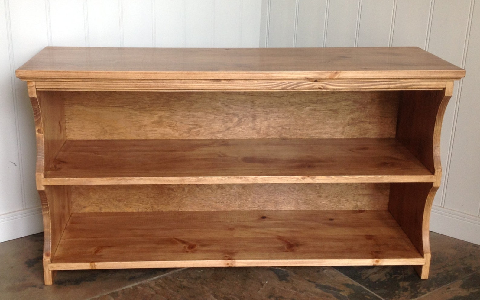 Hall Shoe Bench and Shoe Rack With Storage Shelves in Antique Pine - Etsy