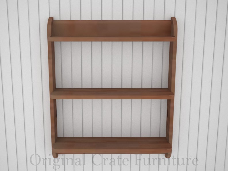 Wall mounted shelf unit. Kitchen shelves or cd dvd and Etsy