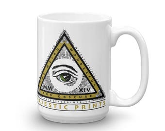 Majestic Prints Pyramid Logo 15oz Coffee Mug