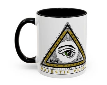 All-Seeing Eye Pyramid Mug | Accent Coffee Mug