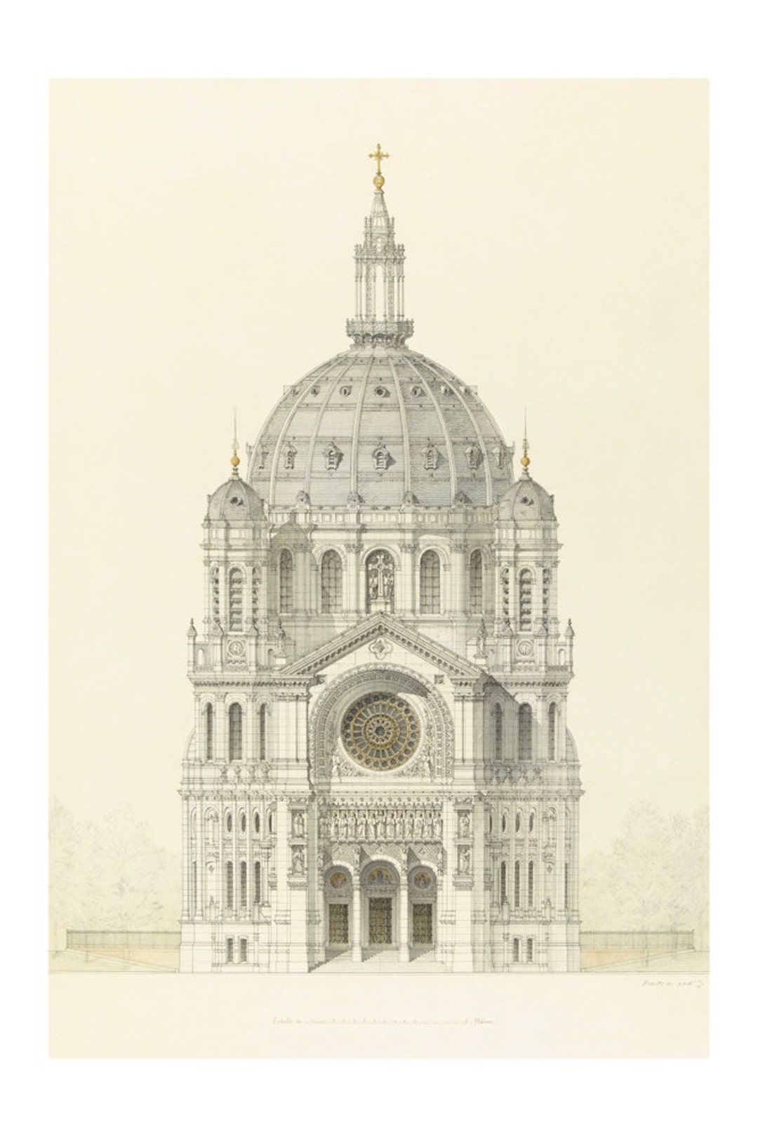 Grabado arquitectónico vintage Iglesia de San Agustín - Etsy España Grabado arquitectónico vintage Iglesia de San Agustín - Etsy España