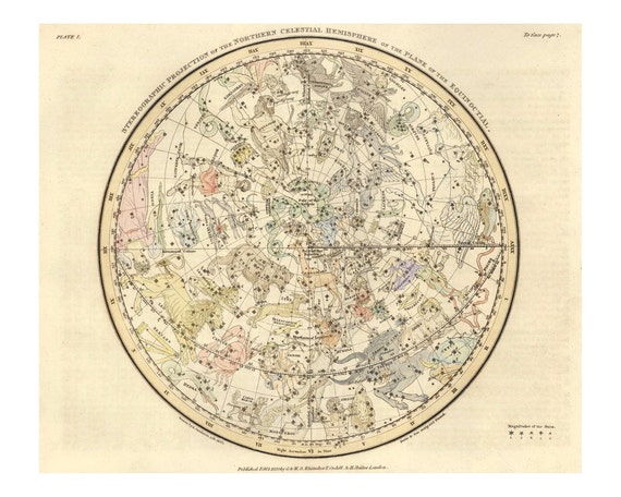 Northern Hemisphere Constellation Celestial Map - Astronomy Northern Hemisphere Constellation Celestial Map - Astronomy
