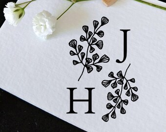 Collezione Botanica 2019 Monogramma Matrimonio Personalizzato -1637080119-