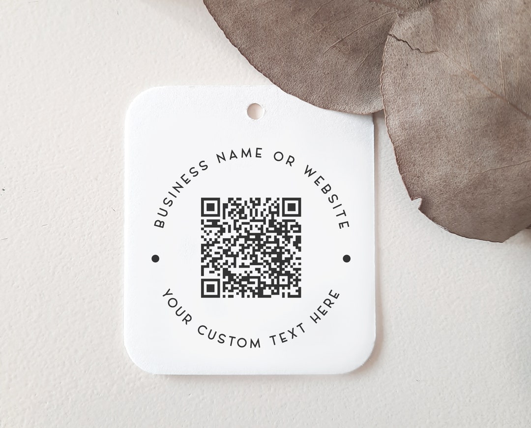 Custom QR CODE Business Stamp QR Code Business Stamp Small Business Branding Qr Code Business