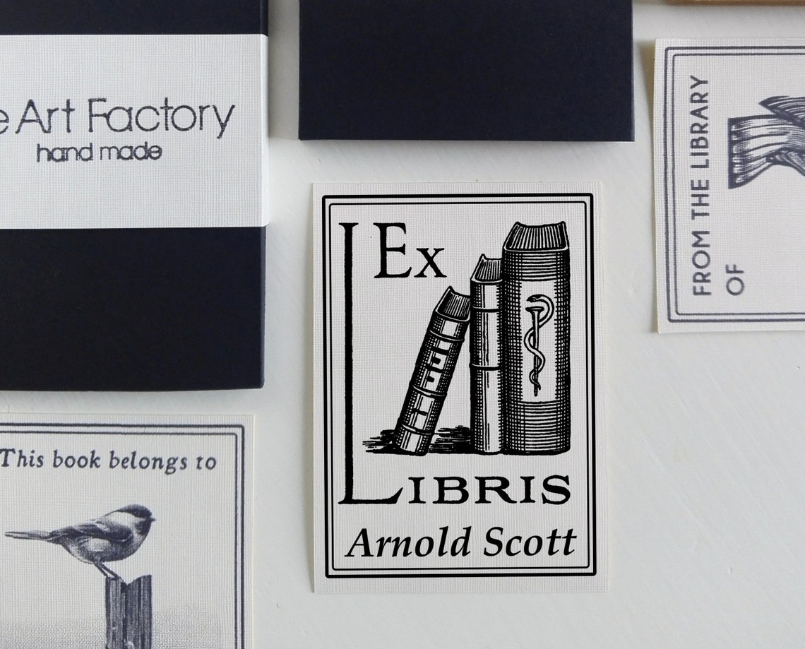 Books Custom Ex Libris Stickers Set 091327 Doctor Bookplate - Etsy