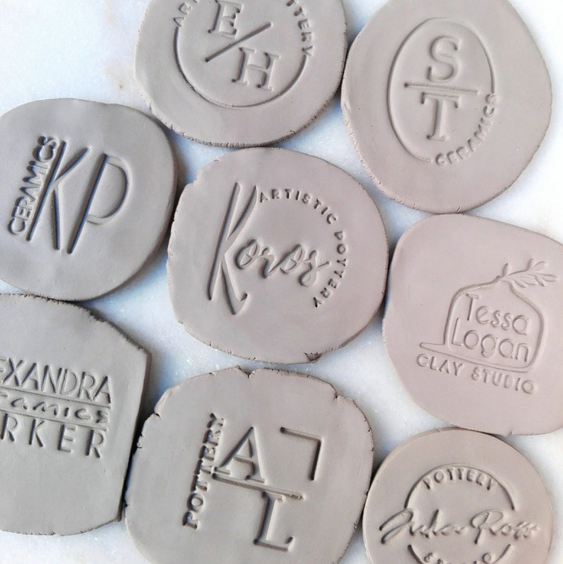 Custom PreMade Design Clay Stamp Clay Custom Stamp Stamp Etsy
