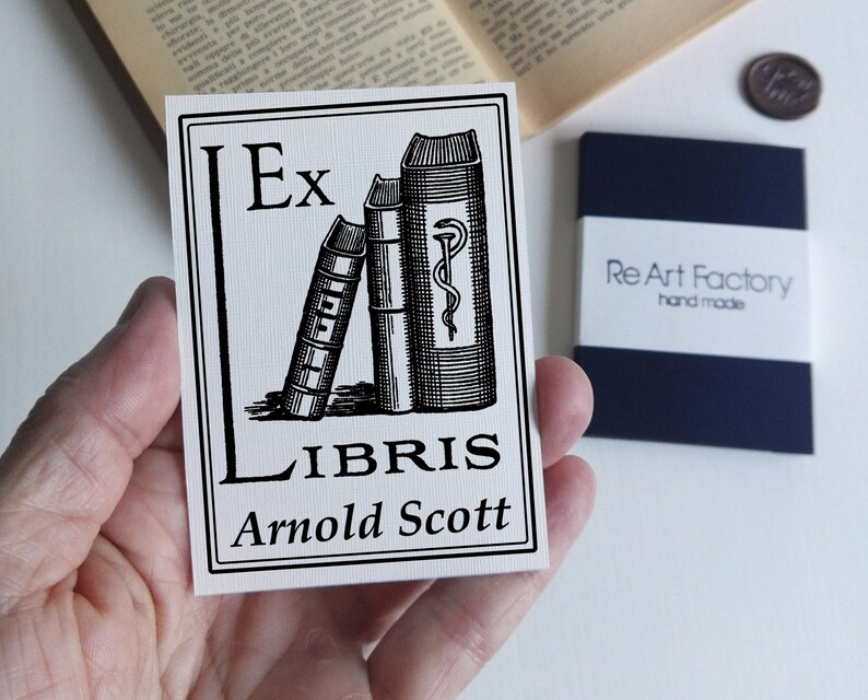 Books Custom Ex Libris Stickers Set 091327 Doctor Bookplate - Etsy