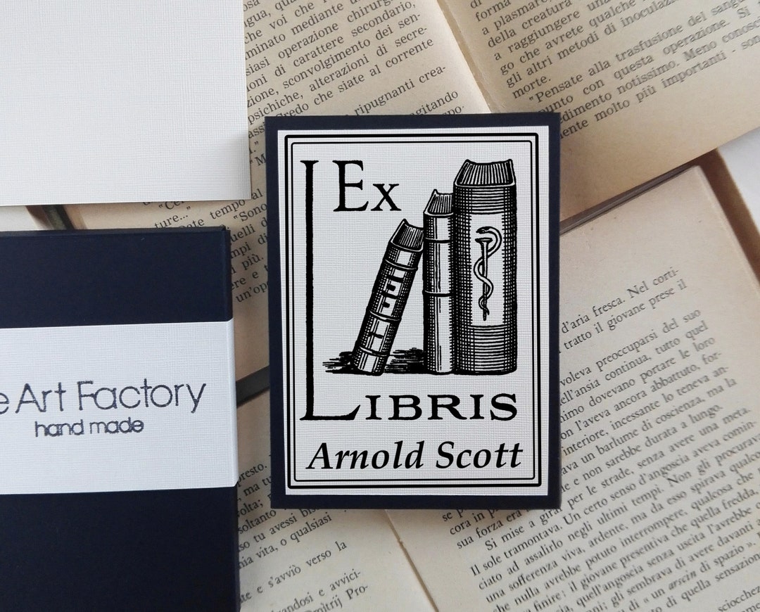 Libri Custom Ex Libris Stickers Set -091327, Doctor Bookplate Stickers ...