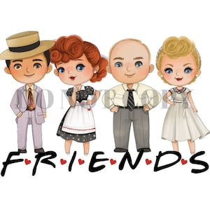 Lucy and Friends Love Heat Transfer Vinyl PHYSICAL PRODUCT