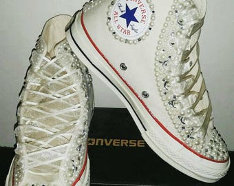 bride chuck taylors