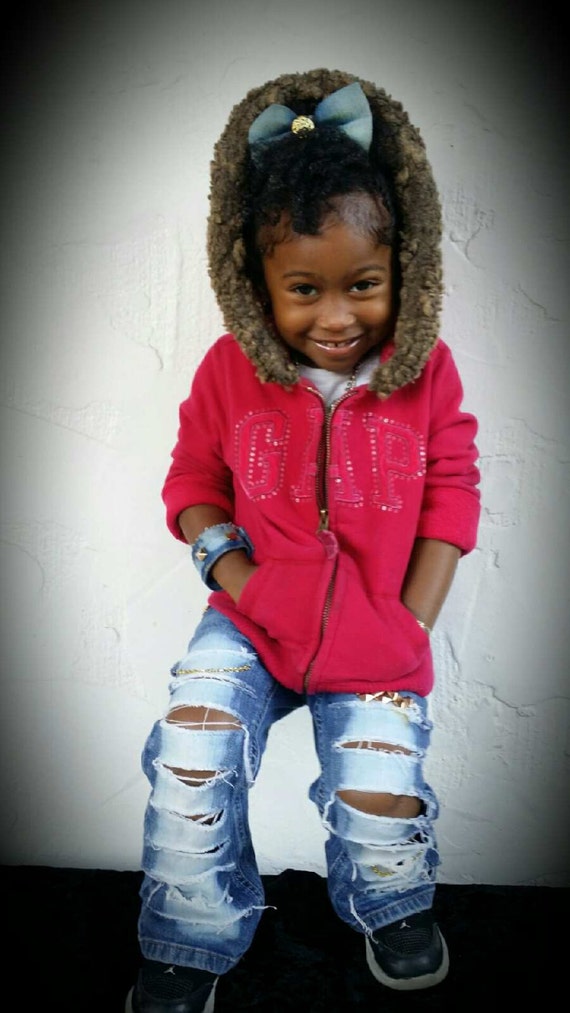 baby girl distressed jeans