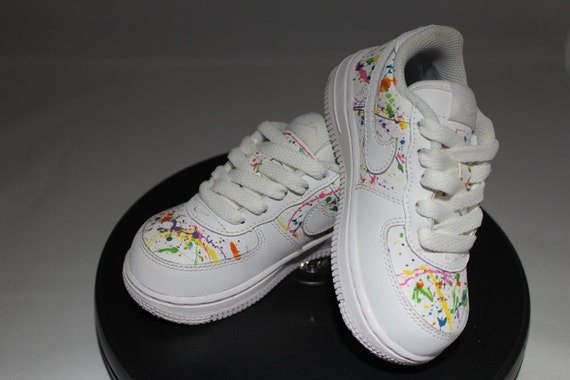 custom kids air forces