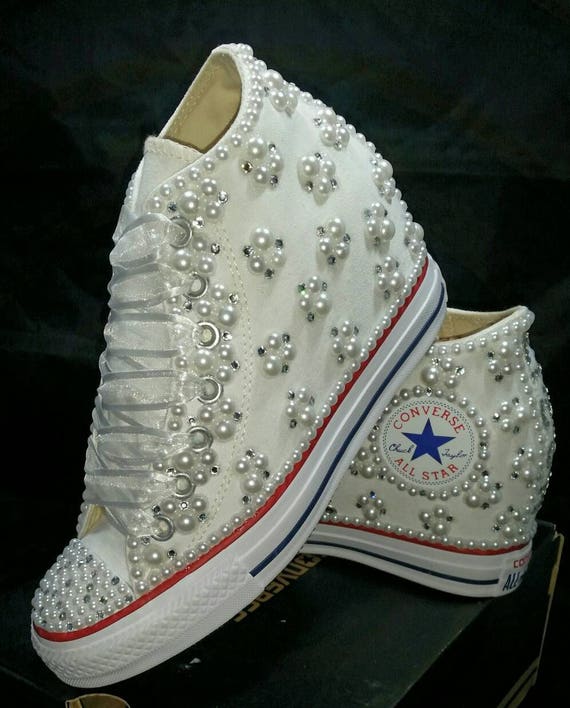 bling wedding sneakers