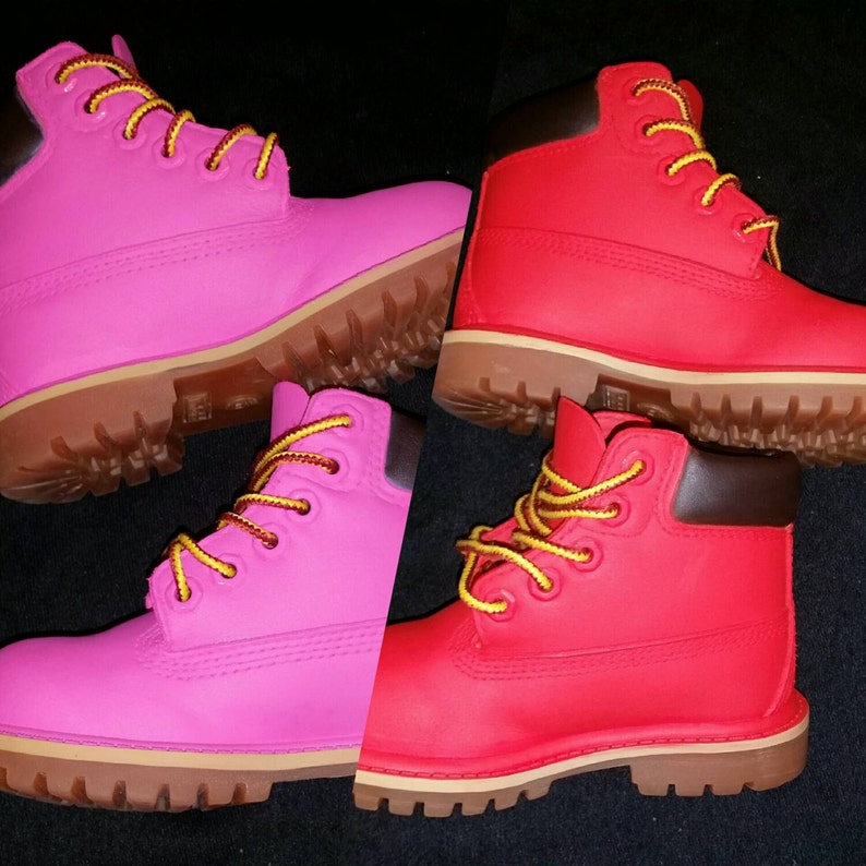 infant timberland boots pink