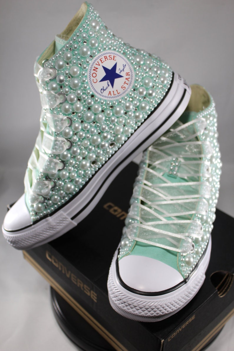 bling sneakers converse