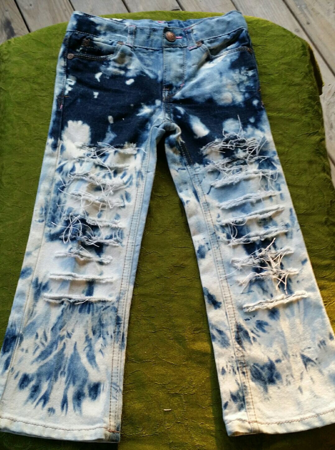 Distressed Jeans or Shorts Ripped Jeans Jeans with Chains | Etsy