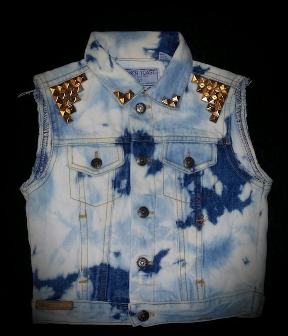 kids ripped denim jacket