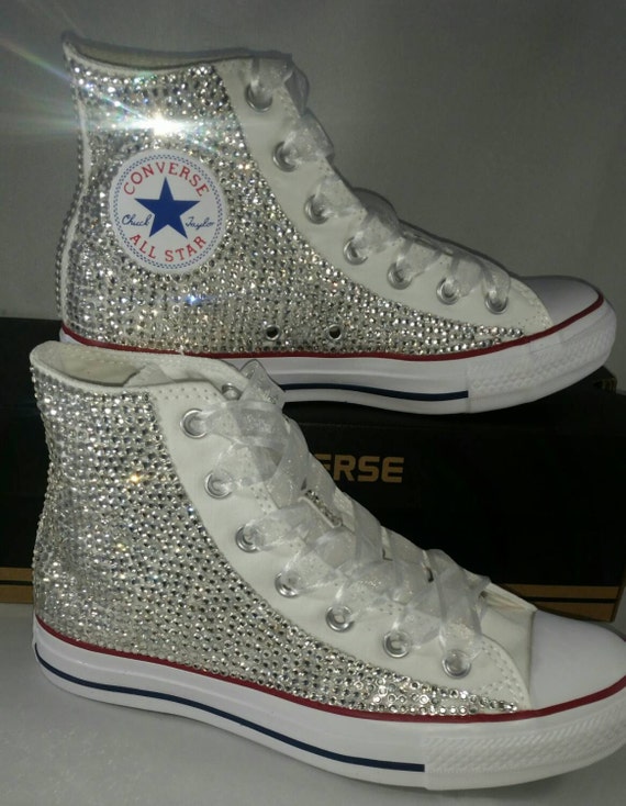 bling wedding converse