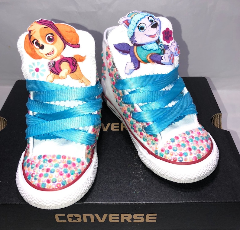 girls custom converse
