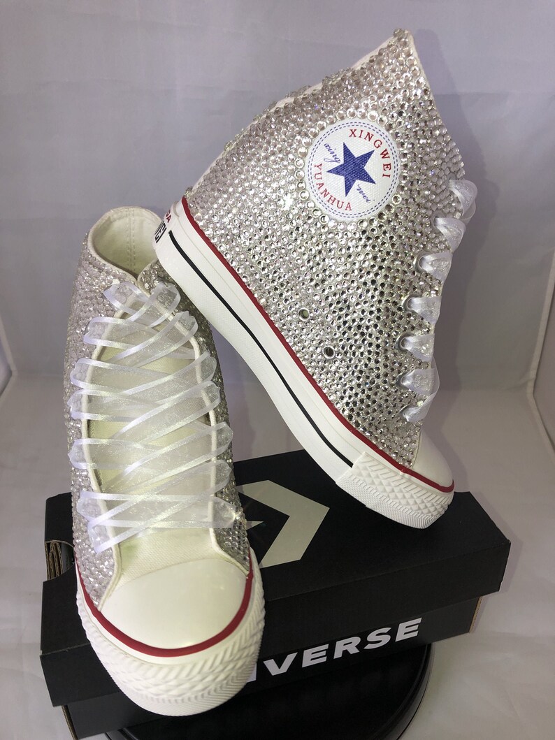 bling wedding sneakers