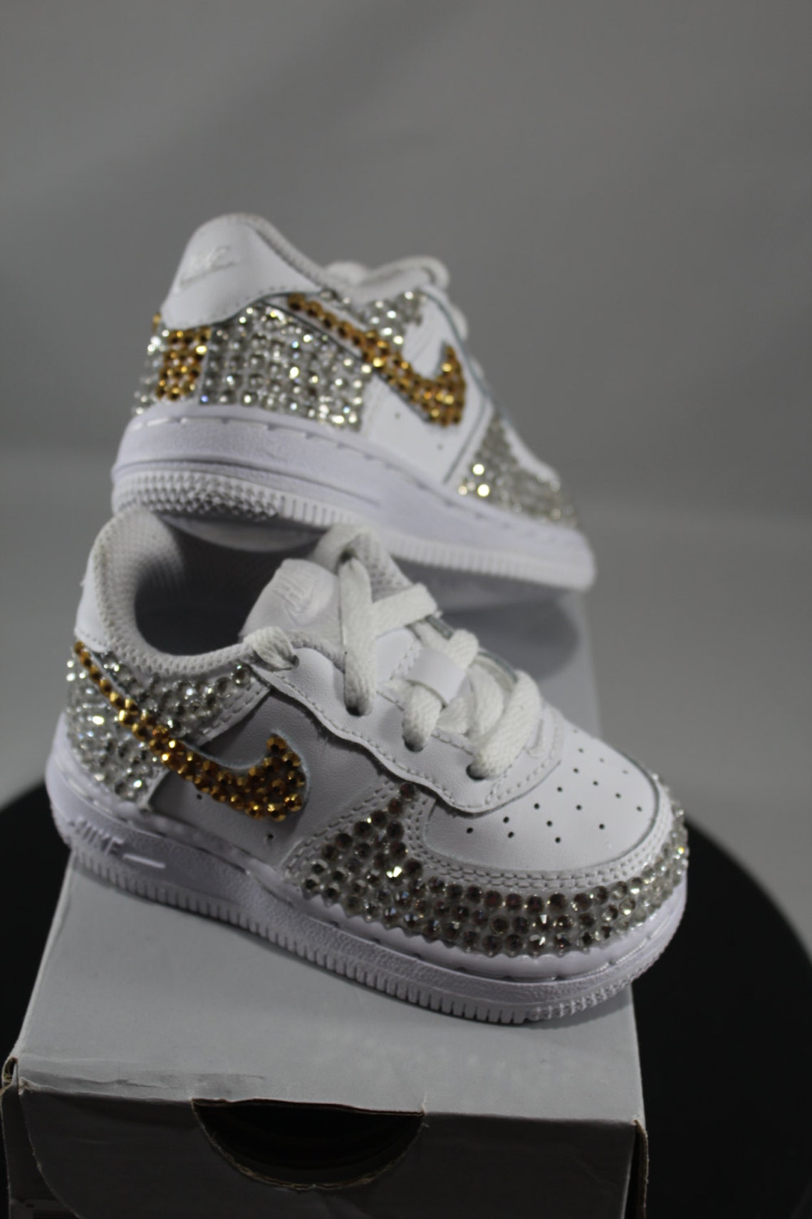 Custom Bling Air Force Ones Bling Tennis Shoes Bling & Etsy