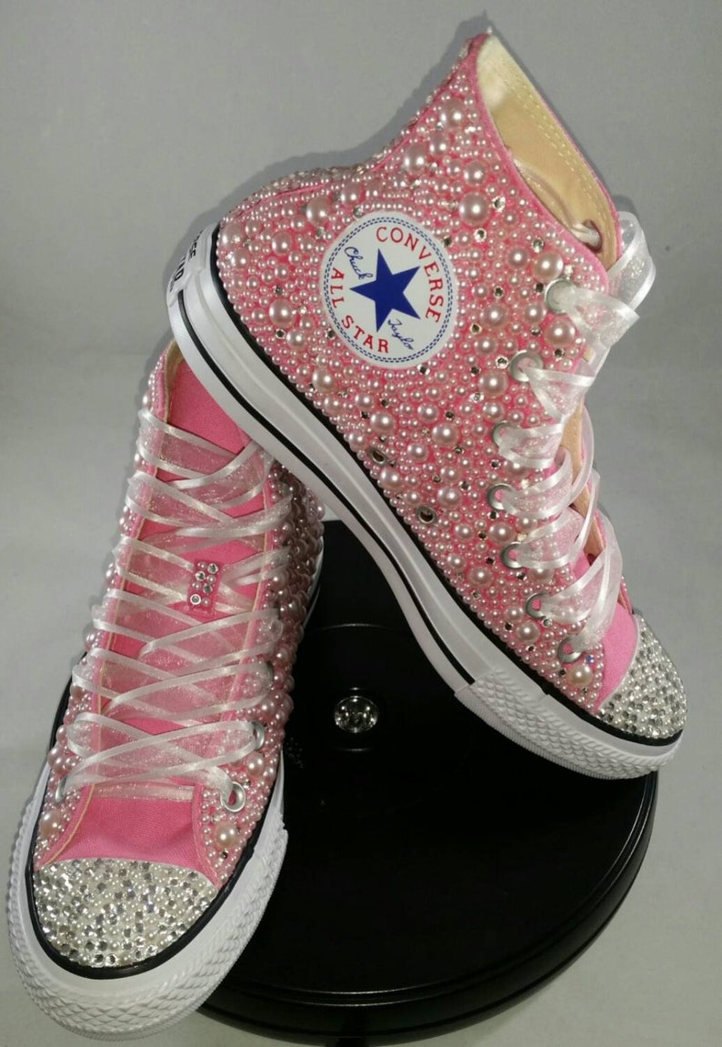 bling out wedding chuck taylors