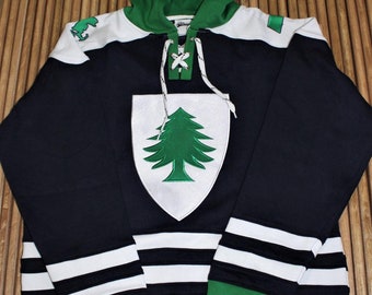 Embroidered Massachusetts Flag Hockey Hoodie – State Pride Sweater