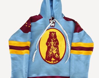 1976 Bicentennial Alaska Hockey Sweater – Embroidered Hooded Sweatshirt