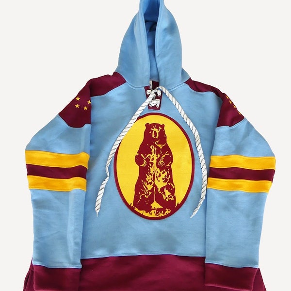1976 Bicentennial Alaska Hockey Sweater – Embroidered Hooded Sweatshirt