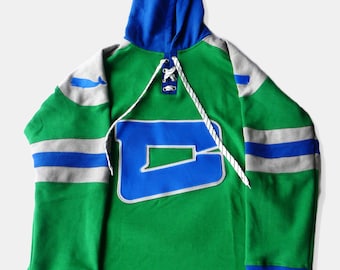Connecticut Hockey Sweater – Embroidered State Map Hoodie