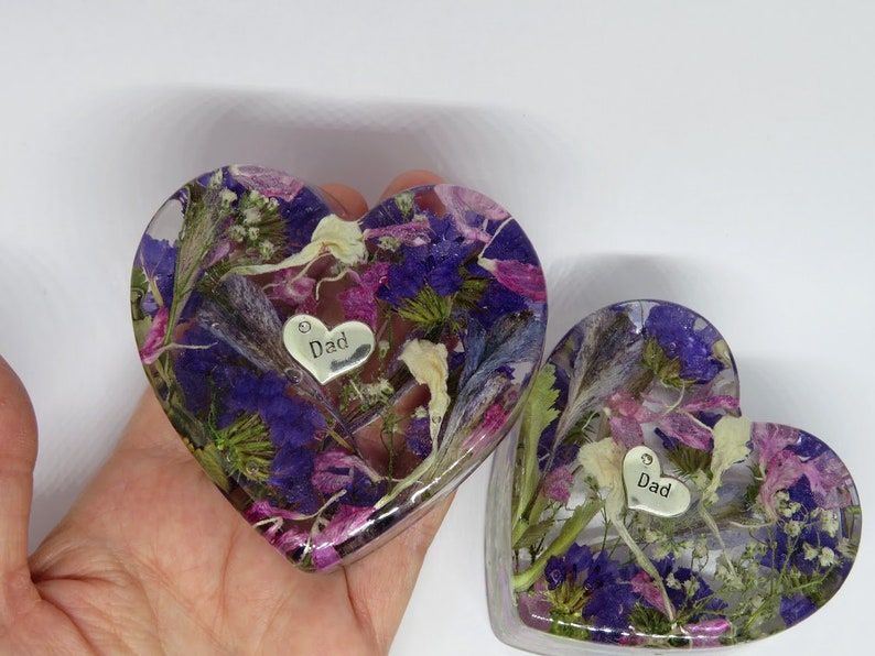 Funeral keepsake funeral flowers preserved flower keepsake Etsy
