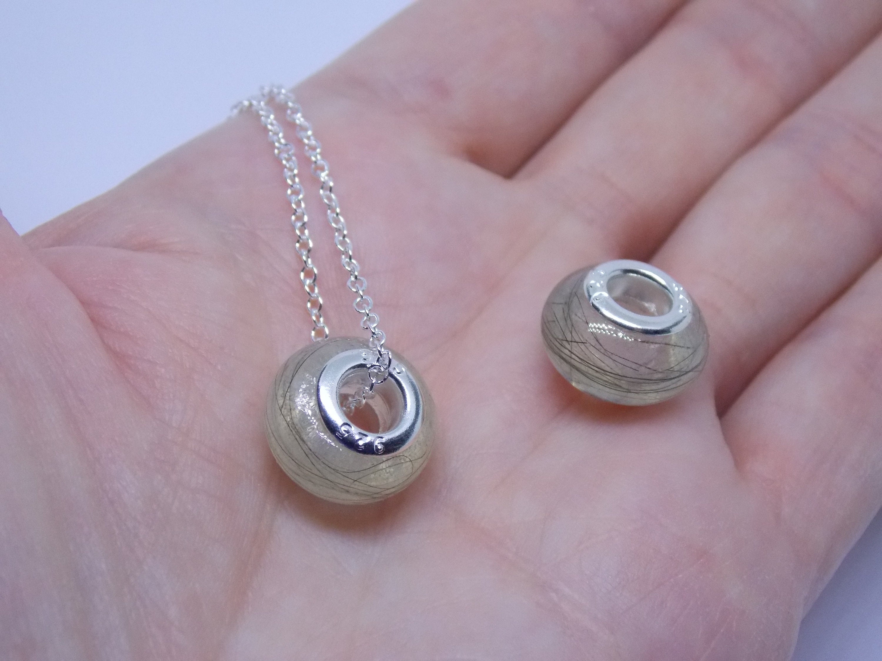 Locket Pandora Hair Bead Lock 
