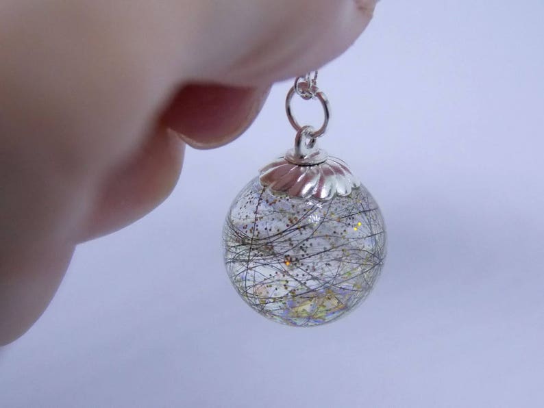 personalised hair keepsake hair jewellery keepsake bead hair locket mom gift, keepsake jewelry memorial pendant loved ones hair