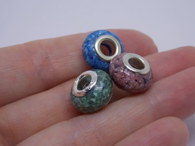 Pandora style ashes beads cremation bead pet memorial beads Etsy