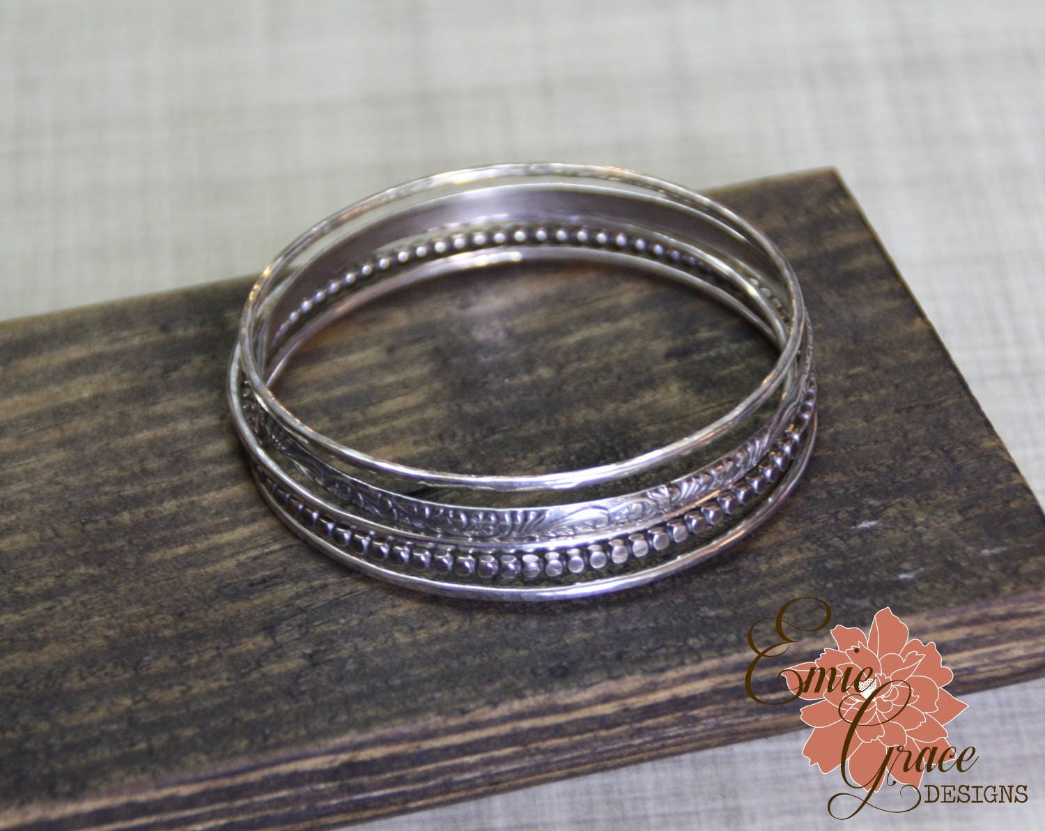 Sterling Silver Stacking Bangle XL
