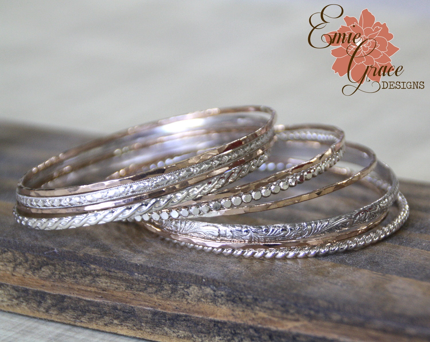 Sterling silver sale bangle bracelet sets