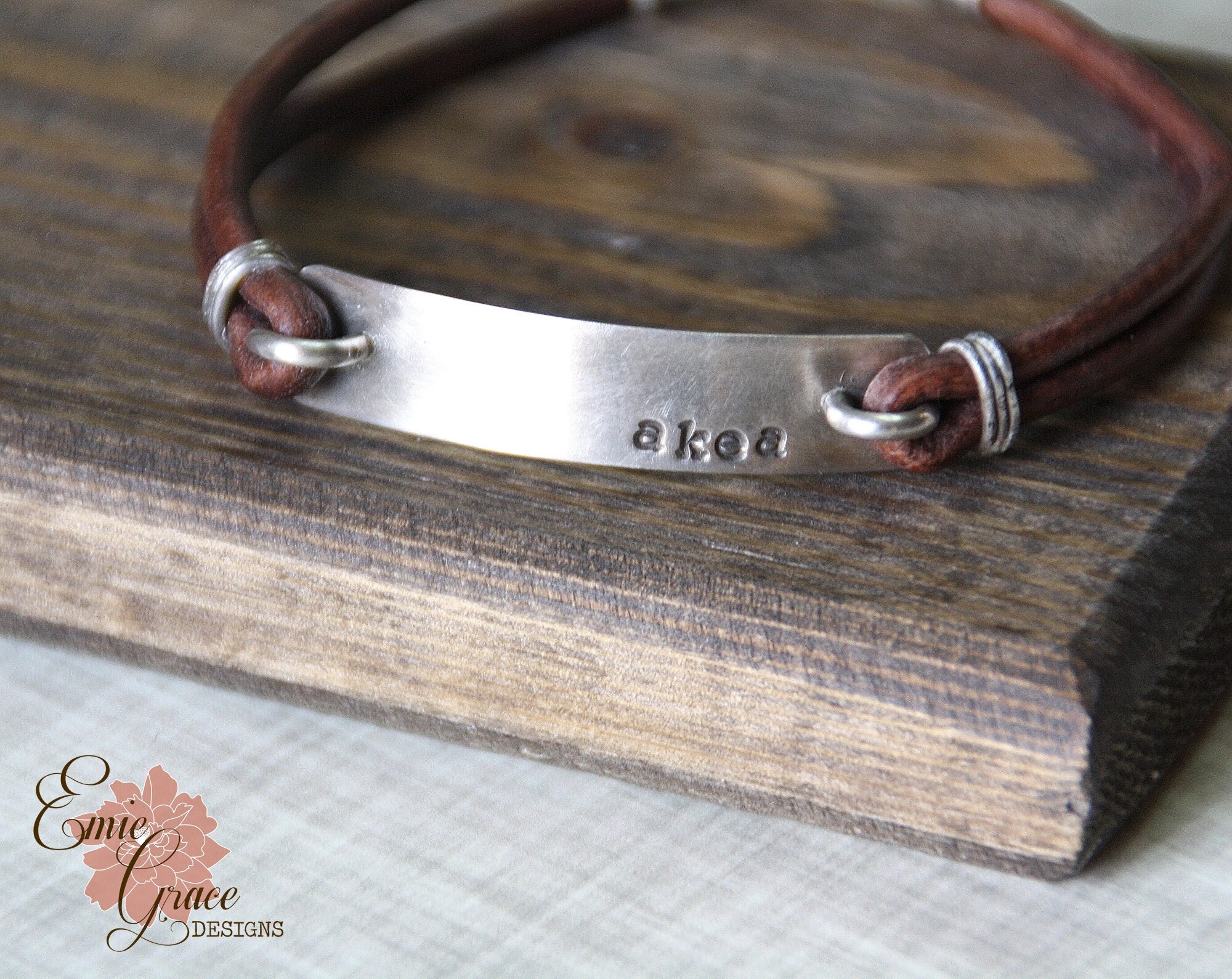 Thin Leather Bracelet - Design Your Own - Love, Georgie