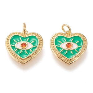 Gold Charm- Heart