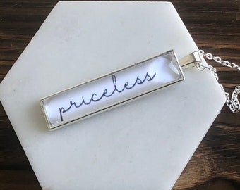 Priceless Necklace - Etsy