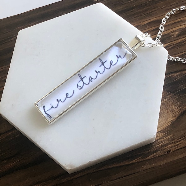 Firestarter Necklace Etsy