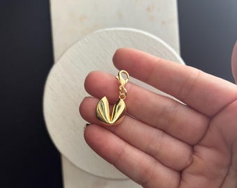 Gold Charm- Fortune Cookie