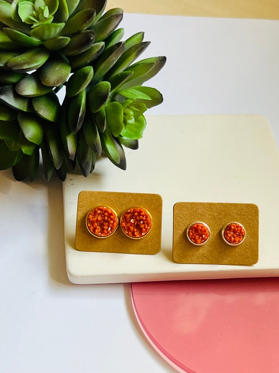 Druzy Studs-12mm or 8mm